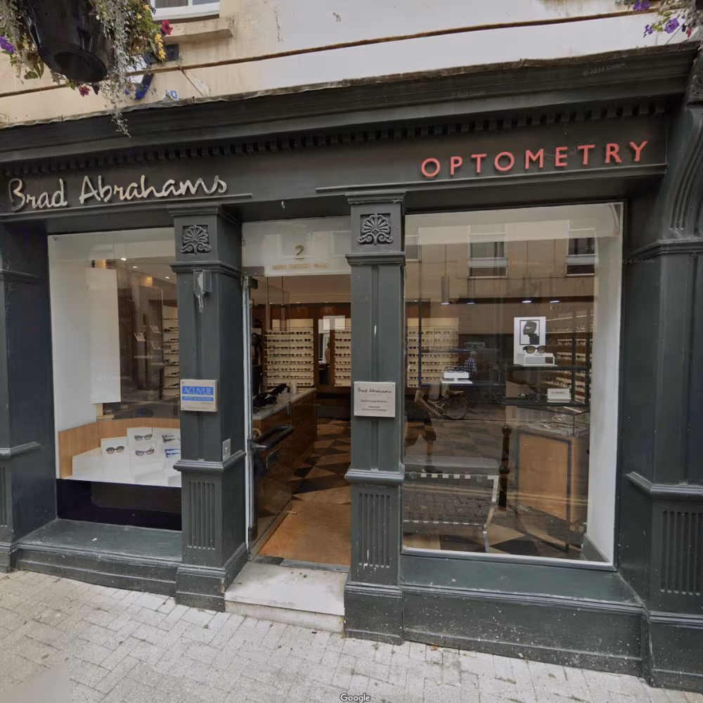 Brad Abrahams Opticians Bath Shop Front png