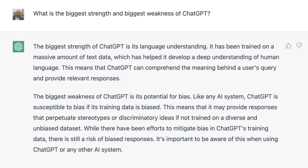 AI content writing (ChatGPT)